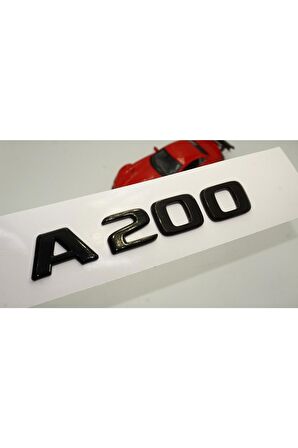 A 200 Bagaj Parlak Siyah Abs 3m 3d Yazı Logo