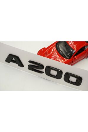A 200 Bagaj Parlak Siyah Abs 3m 3d Yazı Logo