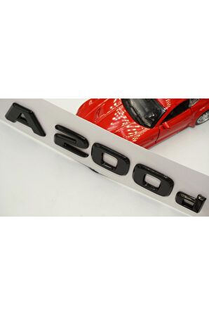 A 200d Bagaj Parlak Siyah Abs 3m 3d Yazı Logo