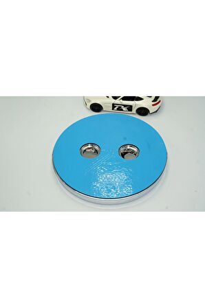 DK Mustang Bagaj Yuvarlak Panel 3M 3D Krom ABS Logo Amblem