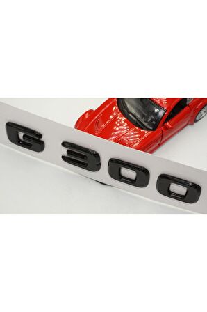 G 300 Bagaj Parlak Siyah Abs 3m 3d Yazı Logo