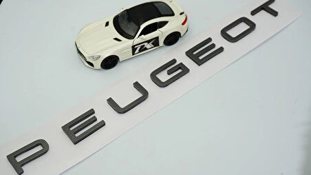 DK Tuning Peugeot Bagaj Yeni Nesil 3M 3D Koyu Gri ABS Yazı Logo