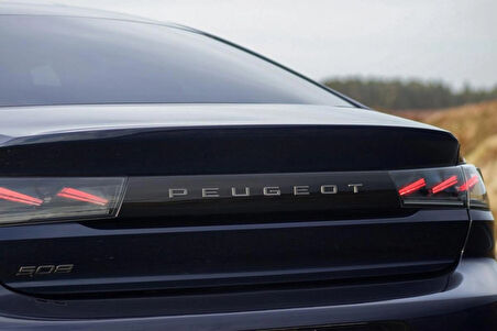 DK Tuning Peugeot Bagaj Yeni Nesil 3M 3D Koyu Gri ABS Yazı Logo