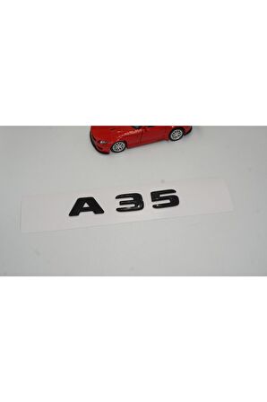 A 35 Bagaj Parlak Siyah Abs 3m 3d Yazı Logo