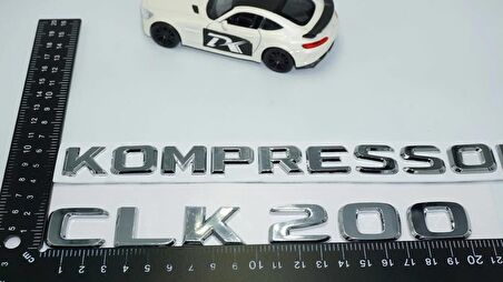 DK Tuning CLK200 Kompressor Bagaj Krom ABS 3M 3D Yazı Logo Benz İle Uyumlu