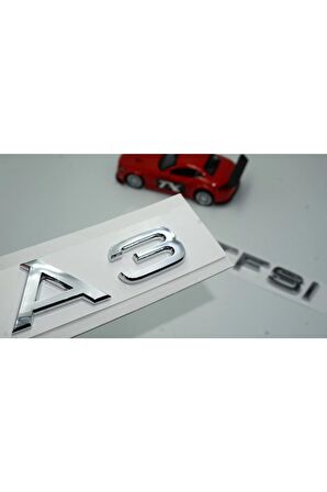 Audi A3 45 Tfsi Krom Abs 3m 3d Bagaj Yazı Logo Orjinal Ürün