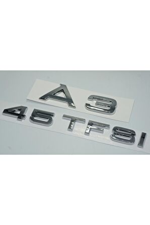 Audi A3 45 Tfsi Krom Abs 3m 3d Bagaj Yazı Logo Orjinal Ürün
