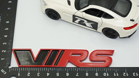 DK Tuning Skoda VRS Bagaj Kırmızı Siyah Kırmızı Siyah 3M 3D Logo Arma