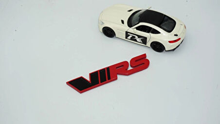DK Tuning Skoda VRS Bagaj Kırmızı Siyah Kırmızı Siyah 3M 3D Logo Arma