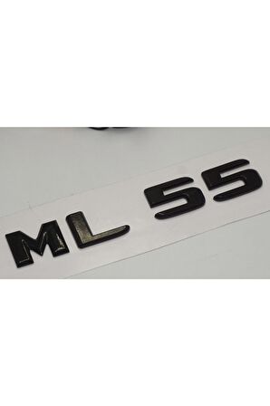 Ml 55 Bagaj Parlak Siyah Abs 3m 3d Yazı Logo