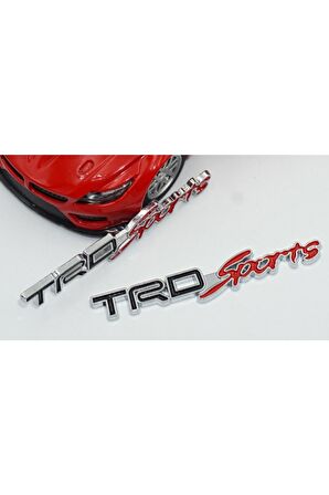 Trd Sports Çamurluk Yanı Metal Yazı Logo Amblem Seti