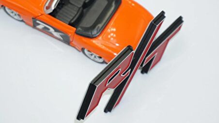 DK Tuning Dodge Challenger RT Logo Bagaj 3D Kırmızı Logo Amblem