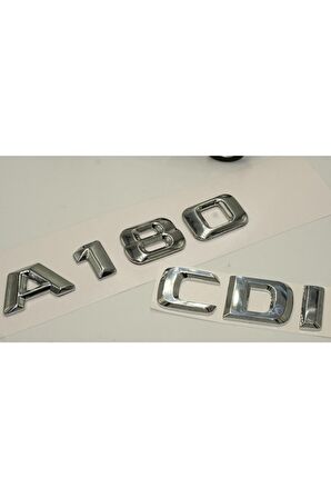 Benz A 180 Cdi Bagaj Krom Metal 3m 3d Yazı Logo