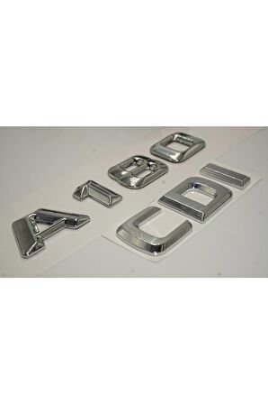 Benz A 180 Cdi Bagaj Krom Metal 3m 3d Yazı Logo