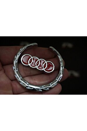 Buğday Kulakları Krom Metal 3m 3d Logo Oem Ürün