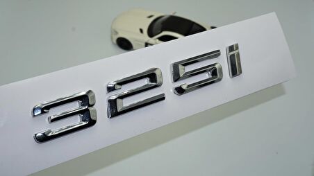 Dk Tuning 325i Bagaj Krom Metal 3m 3d Yazı Logo Bmw İle Uyumlu