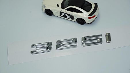 Dk Tuning 325i Bagaj Krom Metal 3m 3d Yazı Logo Bmw İle Uyumlu