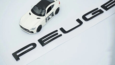DK Tuning Peugeot Bagaj Siyah ABS Logo Amblem Rifter İle Uyumlu