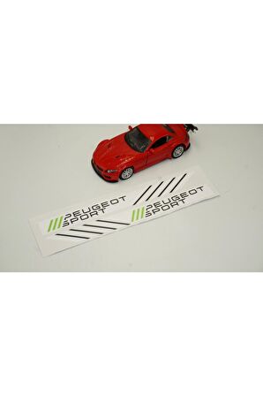 Peugeot Sport Yan Aynalar Selefon Kaplama Sticker Seti