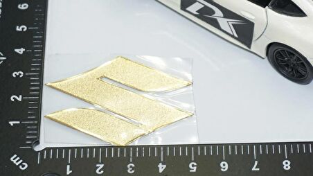 DK Tuning Torpido Konsol Gold Metal Sticker Suzuki İle Uyumlu