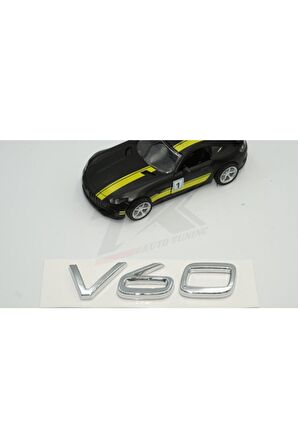 V60 Krom Abs 3m 3d Bagaj Logo Yazı Orjinal Ürün