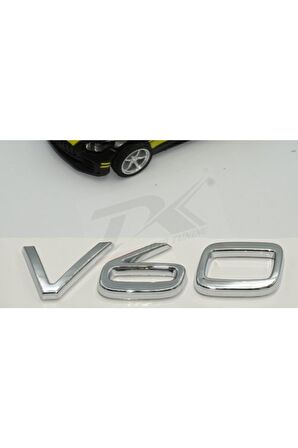 V60 Krom Abs 3m 3d Bagaj Logo Yazı Orjinal Ürün