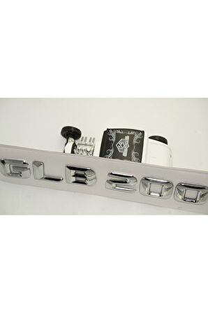 DK Benz GLB 200 Bagaj Krom Metal 3M 3D Yazı Logo