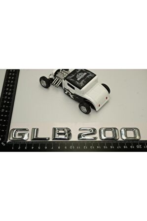 DK Benz GLB 200 Bagaj Krom Metal 3M 3D Yazı Logo