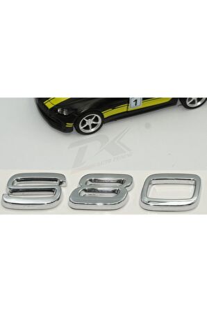 Krom Abs 3m 3d Bagaj Logo Yazı