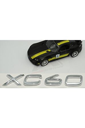 Xc60 Krom Abs 3m 3d Bagaj Logo Yazı