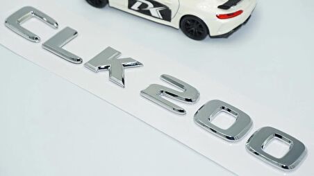 DK Tuning CLK200 Bagaj Krom ABS 3M 3D Yazı Logo Benz İle Uyumlu