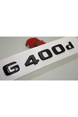 G 400d Bagaj Parlak Siyah Abs 3m 3d Yazı Logo