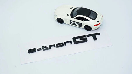 DK Tuning e-tron GT Bagaj Siyah Yazı Logo Audi İle Uyumlu