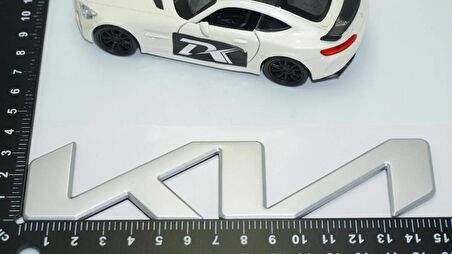 DK Tuning Kia Yeni Nesil Gri Metal Kaput Bagaj 15cm Logo Arma