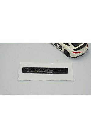 DK Audi Quattro Siyah Metal 3M 3D Bagaj Logo Amblem