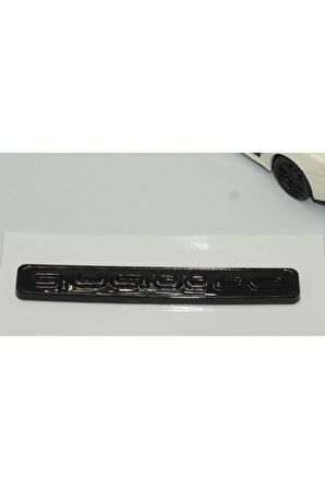 DK Audi Quattro Siyah Metal 3M 3D Bagaj Logo Amblem