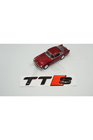 Audi Ttrs Parlak Siyah Abs 3m 3d Bagaj Logo Yazı Orjinal Ürün