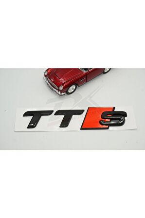 Audi Ttrs Parlak Siyah Abs 3m 3d Bagaj Logo Yazı Orjinal Ürün