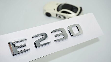 DK Tuning E230 Bagaj Krom ABS 3M 3D Yazı Logo Benz İle Uyumlu