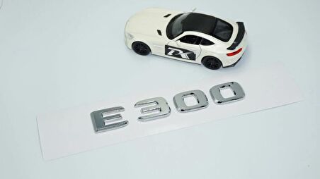 DK Tuning E300 Bagaj Krom ABS 3M 3D Yazı Logo Benz İle Uyumlu
