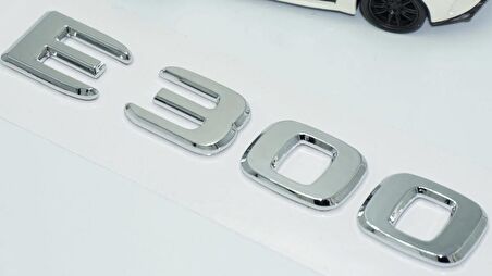 DK Tuning E300 Bagaj Krom ABS 3M 3D Yazı Logo Benz İle Uyumlu