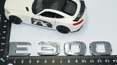 DK Tuning E300 Bagaj Krom ABS 3M 3D Yazı Logo Benz İle Uyumlu
