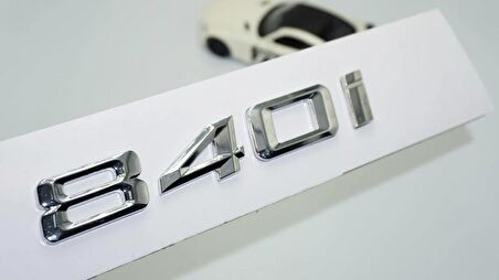 DK Tuning 840i Bagaj Krom Metal 3M 3D Yazı Logo Bmw İle Uyumlu