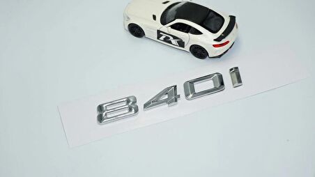 DK Tuning 840i Bagaj Krom Metal 3M 3D Yazı Logo Bmw İle Uyumlu