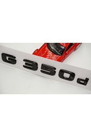 G 350d Bagaj Parlak Siyah Abs 3m 3d Yazı Logo