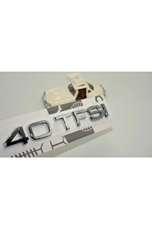 Audi 40 Tfsi Krom Abs 3m 3d Bagaj Yazı Logo