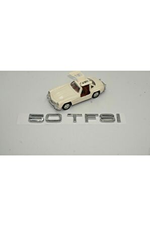 Audi 50 Tfsi Krom Abs 3m 3d Bagaj Yazı Logo Uyumlu