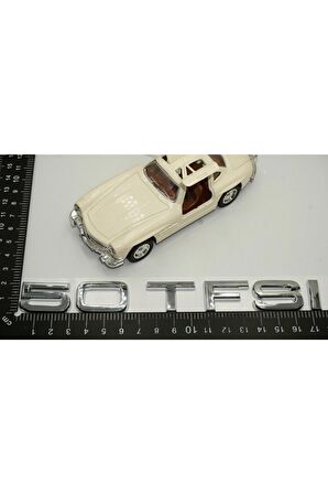 Audi 50 Tfsi Krom Abs 3m 3d Bagaj Yazı Logo Uyumlu