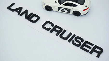 DK Tuning Toyota Land Cruiser 2008 2022 Siyah Abs Ön Kaput Yazı Logo