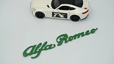 DK Tuning Alfa Romeo Yeşil ABS Bagaj 3M 3D Yazı Amblem